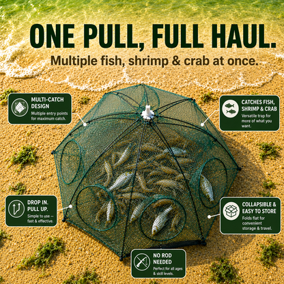 Fishing Trap Net - Catch More Fish Easily