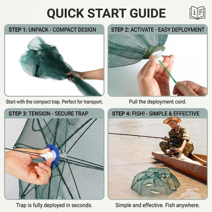 Fishing Trap Net - Catch More Fish Easily